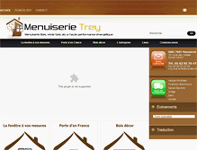 Tablet Screenshot of menuiserietrey.com